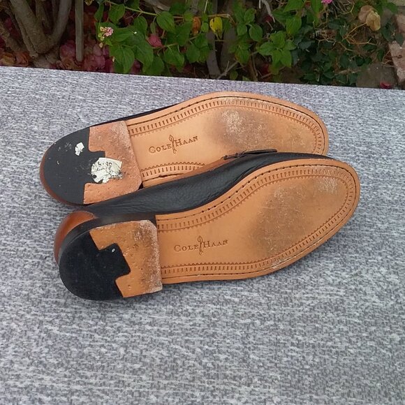 Cole Haan Men's Leather Loafers Size 7D Preppy Two-Toned Tassles Academia - Picture 5 of 9